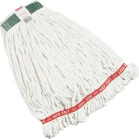 Rubbermaid Commercial Web Foot Shrinkless Wet Mop, 6 / Carton, RCPA21206WHICT
