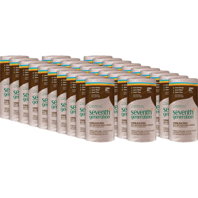 Seventh Generation 100% Recycled Paper Towels, Brown, 30 / Carton, SEV13720CT