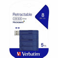 Verbatim America 8GB USB Flash Drive - 5pk - Blue, 1 Pack, VER99121
