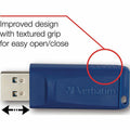 Verbatim America 8GB USB Flash Drive - 5pk - Blue, 1 Pack, VER99121