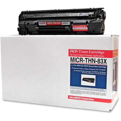 microMICR MICR Laser Toner Cartridge CF283X - Black -, MCMMICRTHN83X