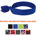 Tenacious Ergodyne Evaporating Cooling Bandana, Solid Blue, EGO12307