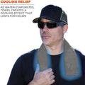 Tenacious Ergodyne Evaporative Cooling Towel, Gray, EGO12438