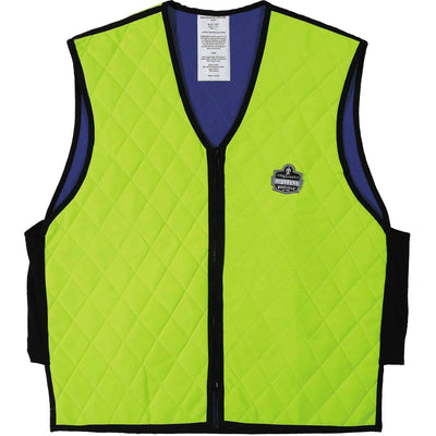 Tenacious Ergodyne Chill-Its Evaporative Cooling Vest, Lime, EGO12533