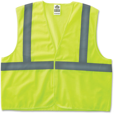 Tenacious Holdings Ergodyne Class 2 Lime Super Econo Vest, EGO20975