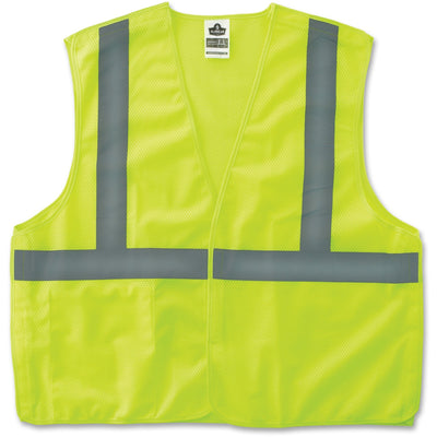 Tenacious Holdings Ergodyne Lime Econo Breakaway Vest, EGO21075
