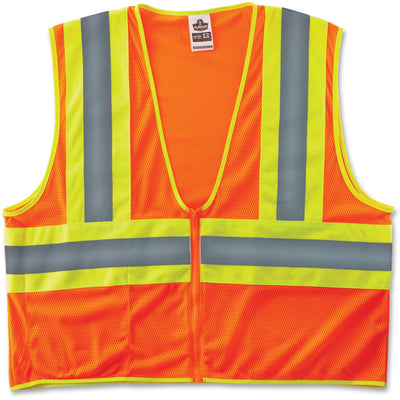 Tenacious Ergodyne Class 2 Two-tone Orange Vest, EGO21303