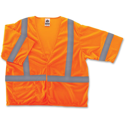 Tenacious Holdings Ergodyne Class 3 Orange Economy Vest, EGO22013