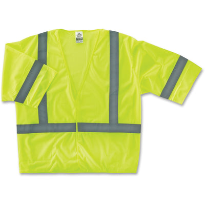 Tenacious Ergodyne Class 3 Lime Economy Vest, EGO22027
