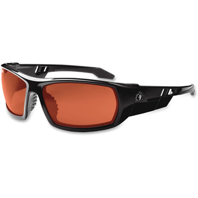 Tenacious Ergodyne Skullerz Odin Copper Lens Safety Glasses, Black, EGO50020
