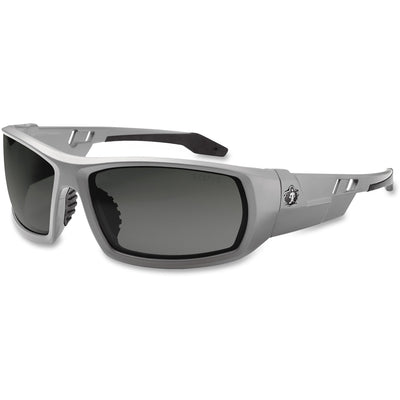 Tenacious Holdings Ergodyne Fog-Off Smoke Lens/Gray Frame Safety Glasses, EGO50133
