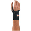 Tenacious Holdings Ergodyne ProFlex 4000 Single-Strap Wrist Support - Right-handed, Black, Extra Large (XL), EGO70008