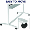 ACCO Quartet Magnetic Mobile Presentation Easel, QRTECM43P2