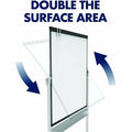 ACCO Quartet Magnetic Mobile Presentation Easel, QRTECM43P2