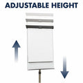 ACCO Quartet Compass Nano-Clean Magnetic Mobile Presentation Easel, QRTECM32EU