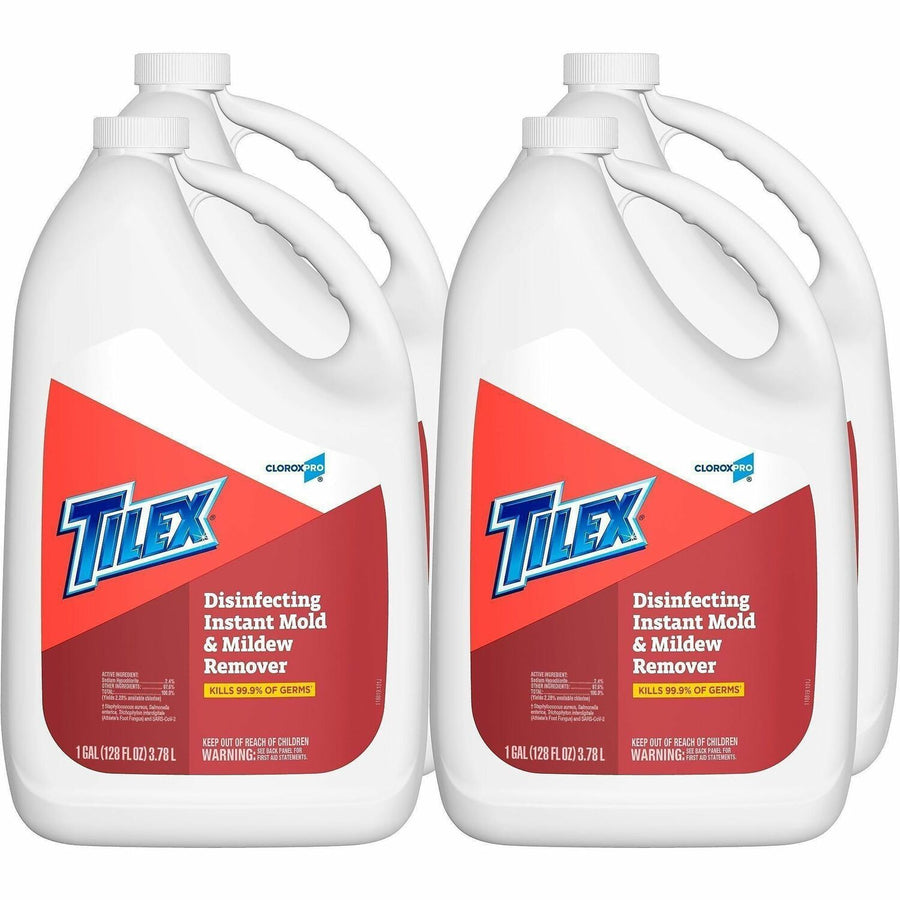 CloroxPro™ Tilex Disinfecting Instant Mold and Mildew Remover Refill, Clear, 4 / Carton, CLO35605