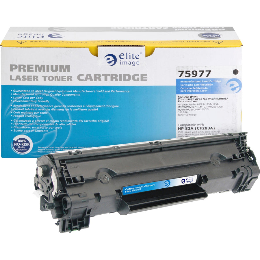 Elite Image Remanufactured Toner Cartridge - Alternative for HP (83A), ELI75977