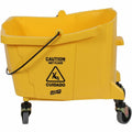 Genuine Joe 35-quart Side Press Mop Bucket & Wringer Combo, Yellow, GJO02347
