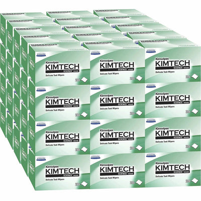 Kimberly-Clark KIMTECH Science Kimwipes Delicate Task Wipers, White, 60 / Carton, KCC34155CT