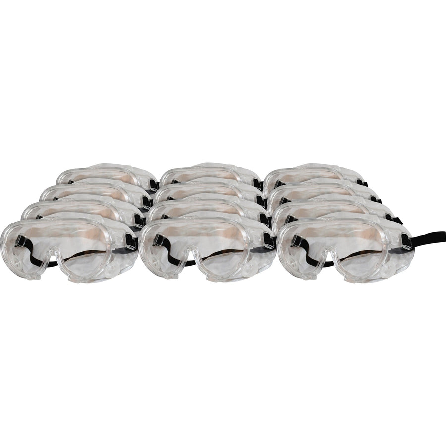 ProGuard Classic 808 Series Safety Goggles, Universal, Clear, Polyvinyl Chloride (PVC), Comfortable, 12 / Box, PGD7321