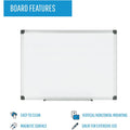 Bi-silque S.A MasterVision Maya Series Magnetic Dry-Erase Board, BVCCR1501170MV