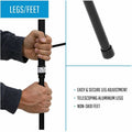 Bi-silque S.A MasterVision 3-leg Display Easel, Black, BVCFLX09101MV