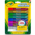 Crayola Washable Glitter Glue, Purple, 9 / Pack, CYO693527