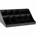 Mind Reader Coffee Condiment Organizer, Black, EMSCOMORGBLK