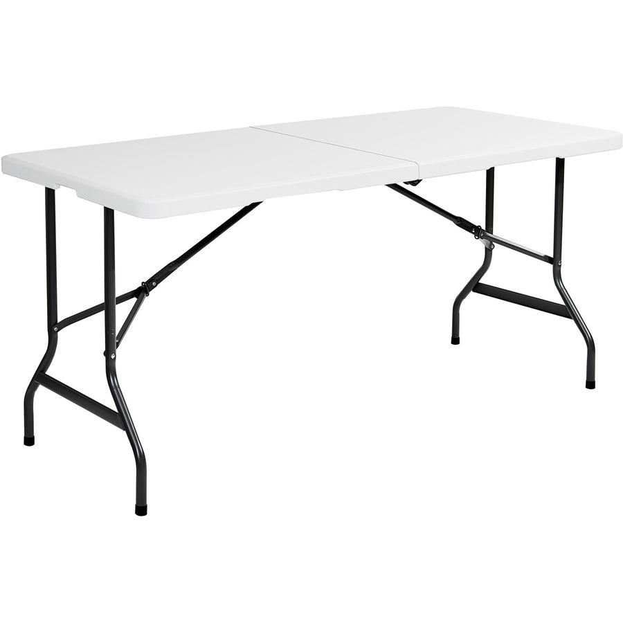 Iceberg IndestrucTable TOO Bifold Table, Tubular Steel, Scratch Resistant, ICE65473