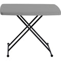 Iceberg IndestrucTable TOO Personal Folding Table, Gray, ICE65491