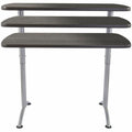Iceberg Walnut Top Sit-to-Stand Table, Dual Color, ICE69305