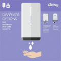 Kimberly-Clark Kleenex Ultra Hand Sanitizer Foam, Clear, 2 / Carton, KCC34643