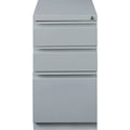 Lorell 20" Box/Box/File Mobile File Cabinet with Full-Width Pull, Gray, LLR79135