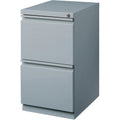 Lorell 20" File/File Mobile File Cabinet with Full-Width Pull, Gray, LLR79136