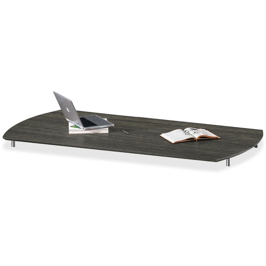 Mayline Gray Laminate Medina Casegoods Collection, 1" Height x 36" Width x 72" Depth, Steel, Abrasion Resistant, MLNMNDT72LGS