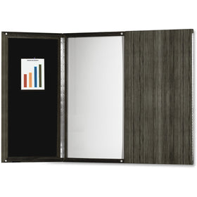 Safco Mayline Gray Laminate Presentation Bulletin Board, MLNMNPBLGS