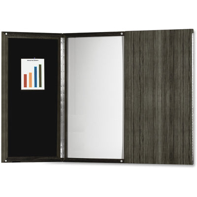 Safco Mayline Gray Laminate Presentation Bulletin Board, MLNMNPBLGS