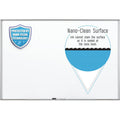 ACCO Quartet Fusion Nano-Clean Magnetic Dry-Erase Board, QRTNA3624F