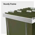 Smead Heavy-Duty Adjustable Hanging Folder Frame, White, 1 Box, SMD64850