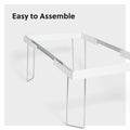 Smead Heavy-Duty Adjustable Hanging Folder Frame, White, 1 Box, SMD64850