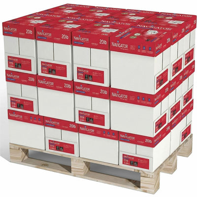 The Navigator Company Navigator Premium Multipurpose Trusted Performance Paper - Extra Opacity - White, 8 1/2" x 11", 40 / Pallet, SNANMP1120PL