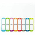 Avery Dividers, 8 Tabs, Ready Index, Multicolor Arched Tabs (11841), White, 8.50" Width x 11" Length, 8 / Set, AVE11841