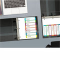 Avery Dividers, 8 Tabs, Ready Index, Multicolor Arched Tabs (11841), White, 8.50" Width x 11" Length, 8 / Set, AVE11841