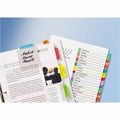 Avery A-Z Dividers, 26 Tabs, Ready Index, Arched Tabs (11844), White, 8.50" Width x 11" Length, 1 Set, AVE11844