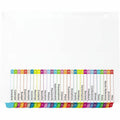 Avery 1-31 Dividers, 31 Tabs, Ready Index, Arched Tabs (11846), White, 1 Set, AVE11846