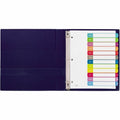 Avery Jan-Dec Dividers, 12 Tabs, Ready Index, Arched Tabs (11847), White, 1 Set, AVE11847