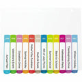 Avery Jan-Dec Dividers, 12 Tabs, Ready Index, Arched Tabs (11847), White, 1 Set, AVE11847