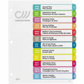 Avery Jan-Dec Dividers, 12 Tabs, Ready Index, Arched Tabs (11847), White, 1 Set, AVE11847