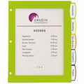 Avery Big Tab™ UltraLast™ Plastic Dividers for Laser and Inkjet Printers, 5 tabs, Multicolor, 1 Set, AVE24900