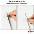 Avery Mini Ultra Tabs, Neon Orange, 80 / Pack, AVE74762